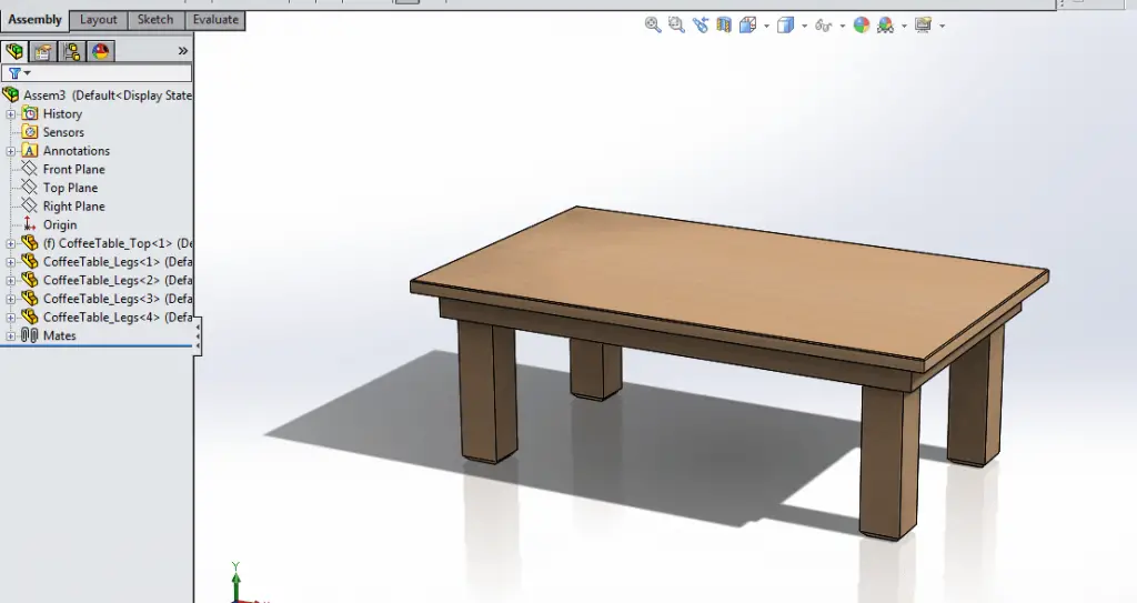 How To Make An Assembly In SolidWorks - Tutorial - 12CAD.com