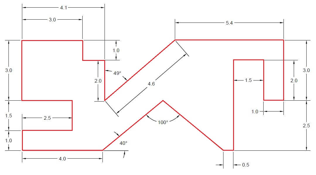 3d cad in drawing 20 #4 Days exercises 2D AutoCAD  12CAD.com of