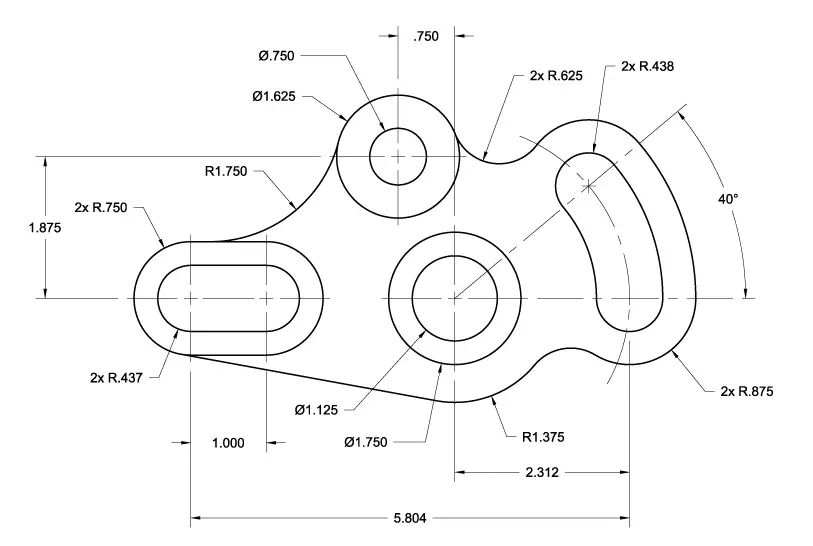 20 Days Of 2D AutoCAD Exercises 17 12CAD