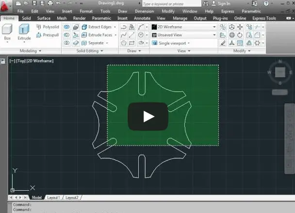 Как сделать gear в autocad