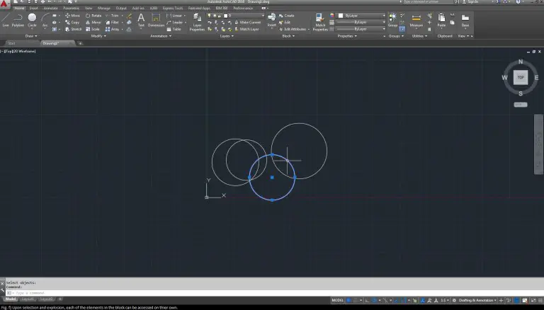 any way to explode a block in autocad