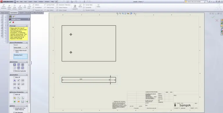 Auto Dimensioning in SolidWorks - 12CAD.com